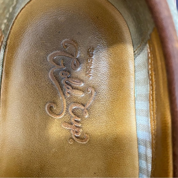 Sperry Men's Top Sider Gold Cup Boat ASV 2 Eye Brown Leather Shoes Size 9M - Picture 7 of 16